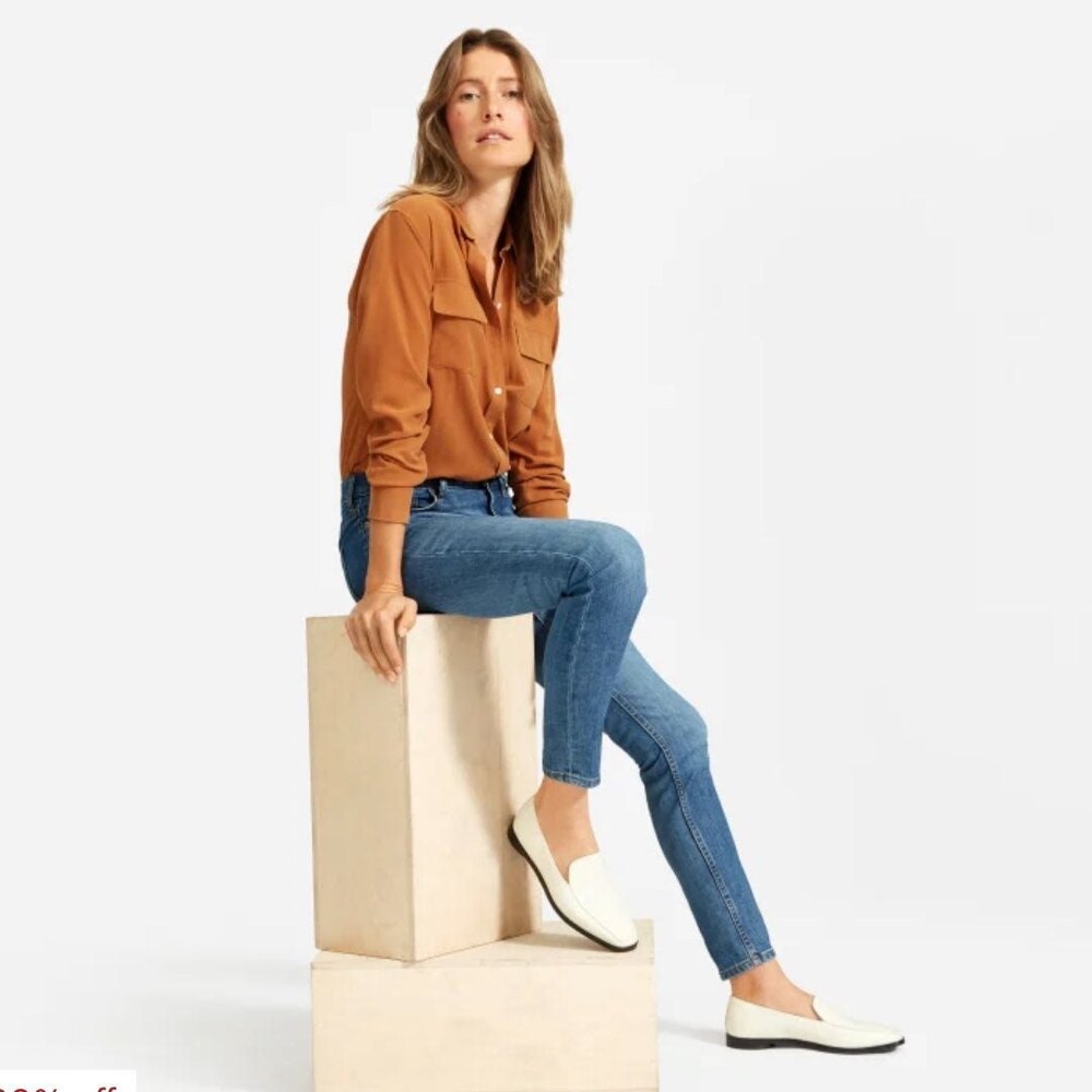 Everlane The Mid-Rise Skinny Jeans 27